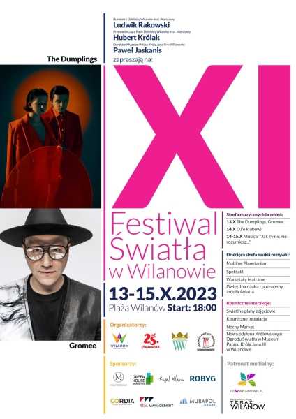 XI Festiwal Światła w Wilanowie 