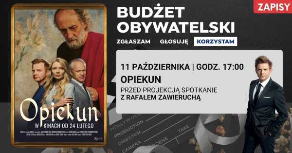 Kino za Rogiem: spotkanie z Rafałem Zawieruchą + pokaz filmu "Opiekun"