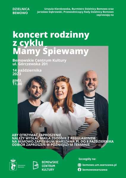 Koncert rodzinny z cyklu Mamy Śpiewamy [zapisy]