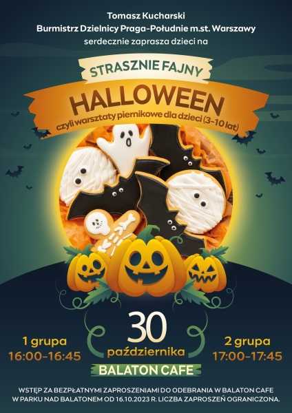 Strasznie fajny Halloween | Warsztaty piernikowe dla dzieci [godz. 16:00 i 17:00]