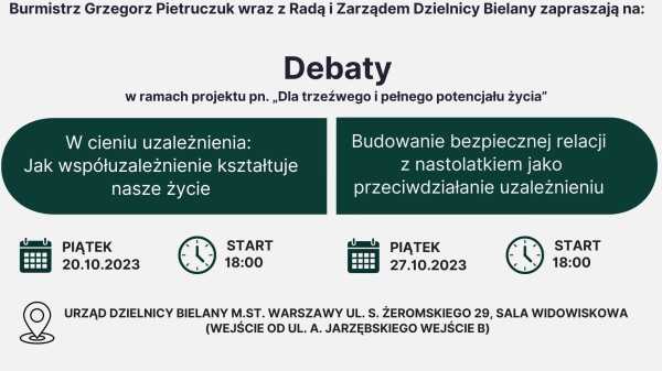 Debaty anty-alkoholowe | Budowanie bezpiecznej relacji z nastolatkiem jako przeciwdziałanie uzależnieniu