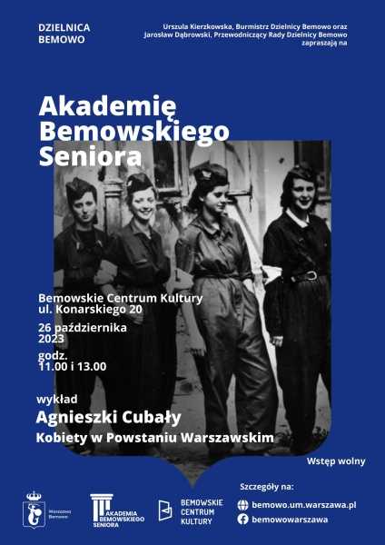 „Kobiety w Powstaniu Warszawskim” [godz. 11:00 i 13:00]