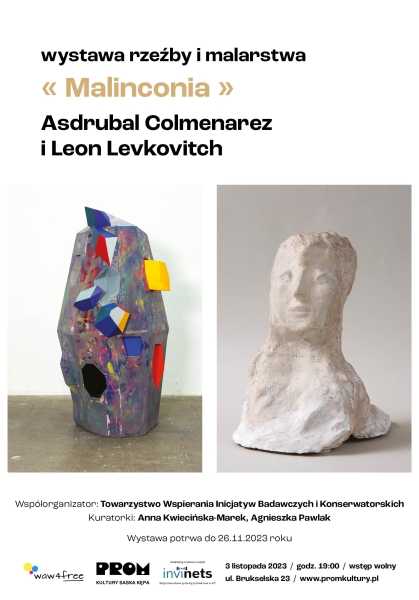 Wystawa rzeźby i malarstwa « Malinconia » Asdrubal Colmenarez i Leon Levkovitch
