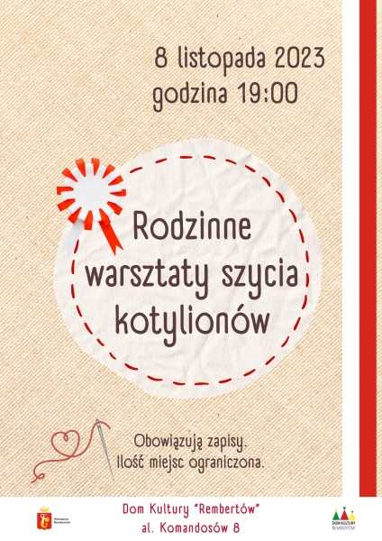 Rodzinne warsztaty szycia kotylionów