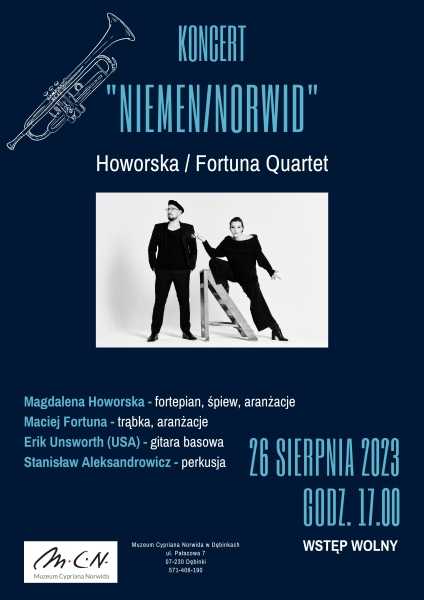 Koncert "Niemen/Norwid" Howorska/Fortuna Quartet