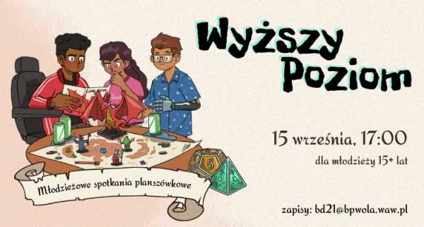 Wyższy Poziom: planszówki dla młodzieży w Bibliotece Komiksowo