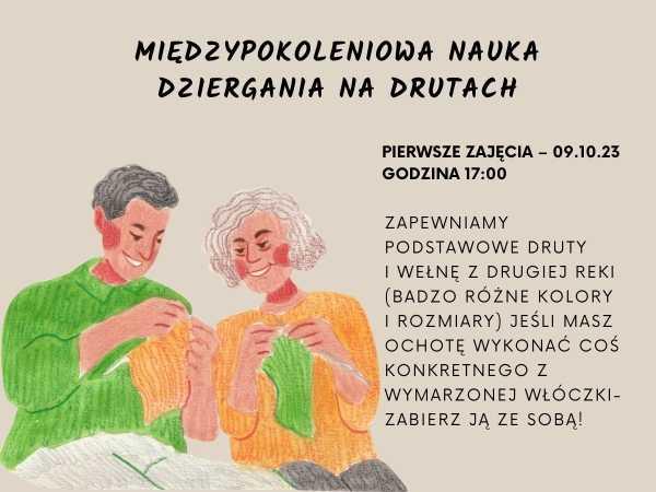 NAUKA DZIERGANIA NA DRUTACH W PAŹDZIERNIKU