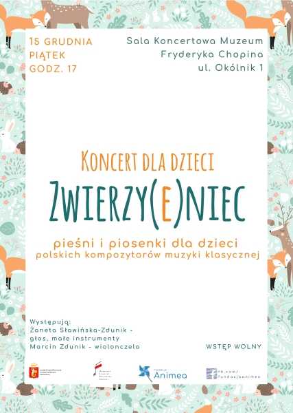 Koncert "Zwierzy(e)niec"