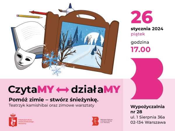 CzytaMY-DziałaMY: Pomóż zimie – stwórz śnieżynkę