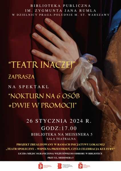 Spektakl "Nokturn na 6 osób + dwie w promocji"