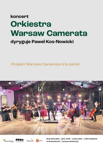 Koncert Warsaw Camerata à la Carte!