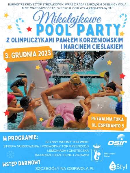 Mikołajkowe Pool Party Olimpijczykami