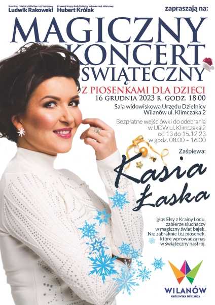 MAGICZNY KONCERT ŚWIĄTECZNY Z PIOSNKAMI DLA DZIECI 