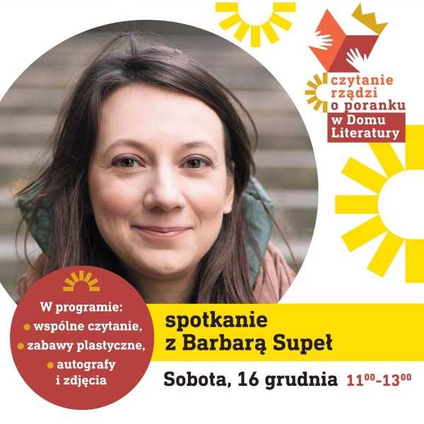 Spotkanie się z Barbarą Supeł | Czytanie rządzi o poranku