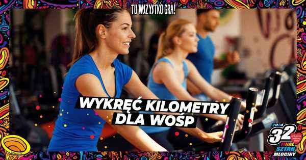 Wykręć kilometry dla WOŚP - Sztab Młociny 2024