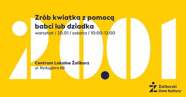 Zrób kwiatka z pomocą babci lub dziadka