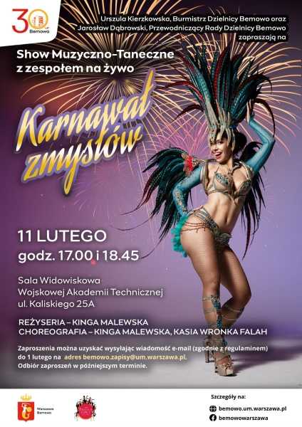 Bemowski Karnawał Zmysłów [godz. 17:00 i 18:45]