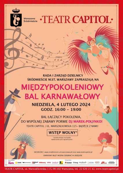 Międzypokoleniowy Bal Karnawałowy 