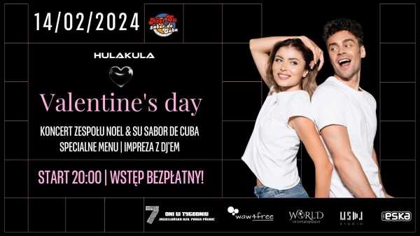 VALENTINE’S DAY W HULAKULA | KONCERT ZESPOŁU NOEL & SU SABOR DE CUBA