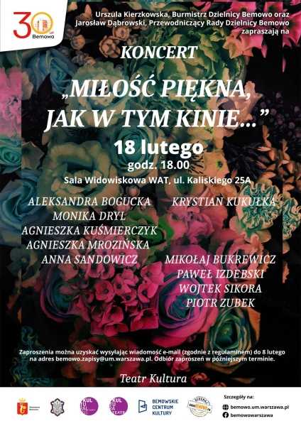 Koncert "Miłość piękna, jak w tym kinie..."