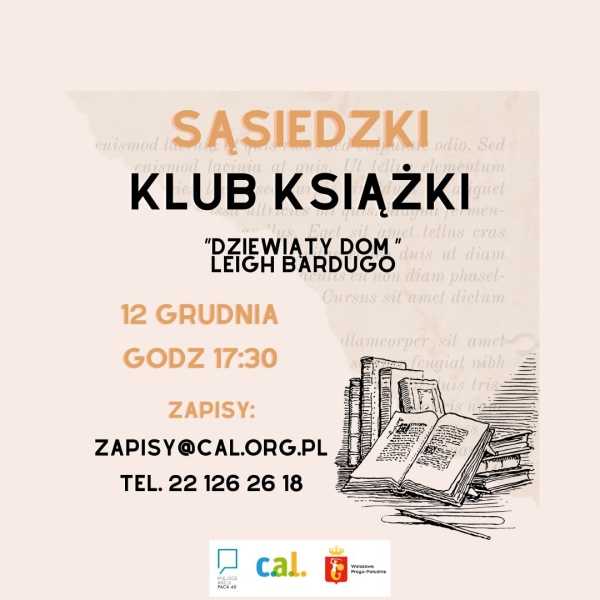 Sąsiedzki Klub Książki: "Dziewiąty Dom" Leigh Bardugo