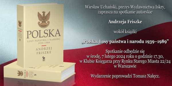 Spotkanie autorskie z Andrzejem Friszke