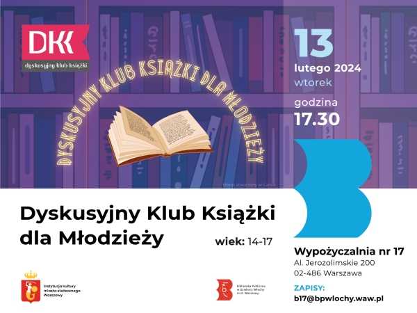 Dyskusyjny Klub Książki dla Młodzieży | Spotkanie organizacyjne