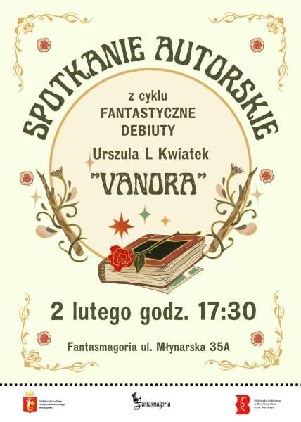 Fantastyczne debiuty - spotkanie autorskie z Urszulą L Kwiatek