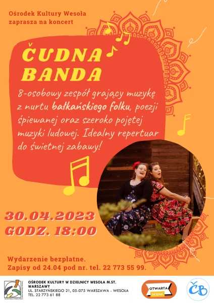 Koncert zespołu Čudna Banda