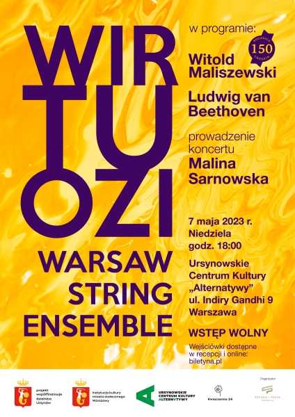 Koncert z cyklu Wirtuozi | Warsaw String Ensemble