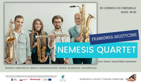 Nemesis Quartet - koncert z cyklu Frankówka Akustycznie