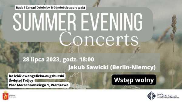 Jakub Sawicki | Summer Evening Concerts
