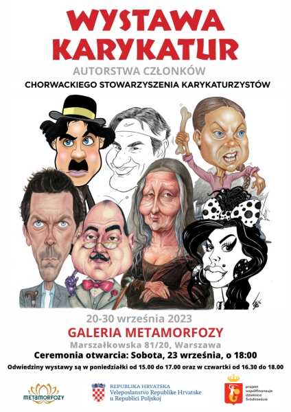 Wystawa karykatur artystów z Chorwacji