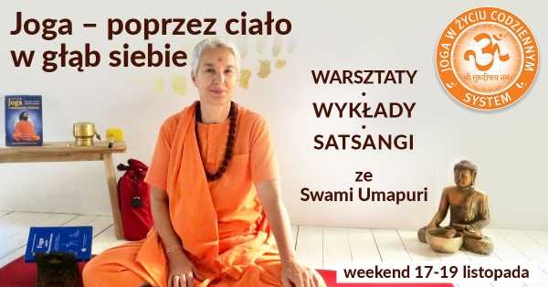 Satsang - wykład o tematyce duchowej oraz wspólne śpiewanie (lub słuchanie :)) mantr, kirtanów i bhadżanów