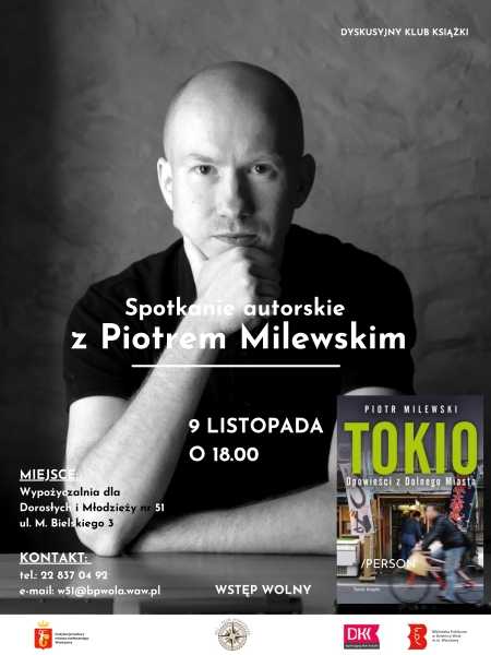 Spotkanie autorskie z Piotrem Milewskim | Dyskusyjnego Klubu Książki
