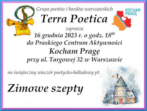 Świąteczny wieczór poetycko-balladowy "Zimowe szepty"