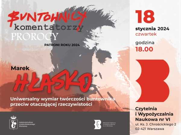 Marek Hłasko. Uniwersalny wymiar twórczości buntownika przeciw otaczającej rzeczywistości