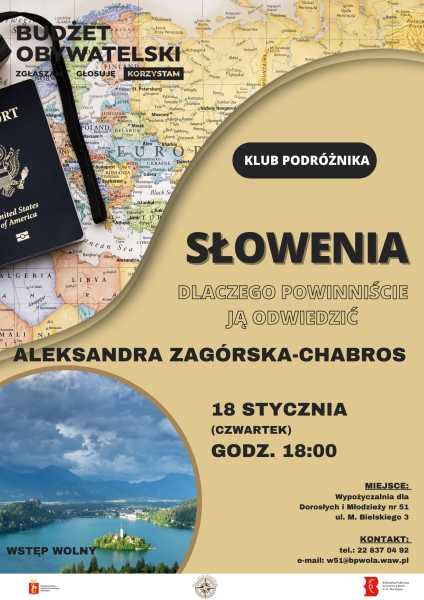 Słowenia: dlaczego powinniście ja odwiedzić //prelekcja// Aleksandra Zagórska-Chabros
