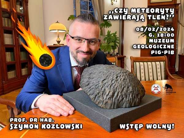 Wykład „Czy meteoryty zawierają tlen?”