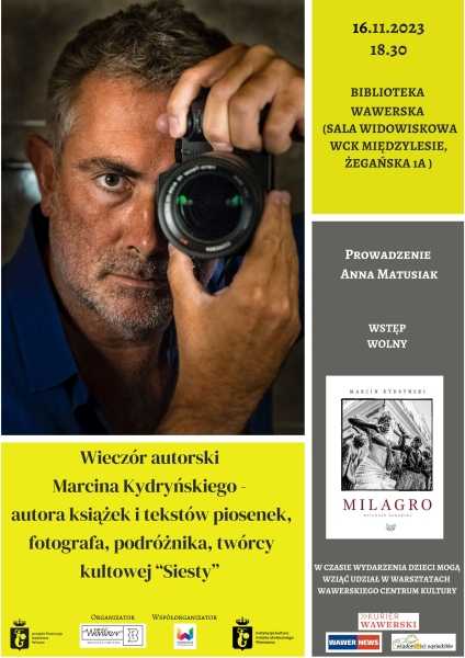 Wieczór autorski MARCINA KYDRYŃSKIEGO