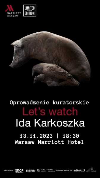 Oprowadzenia kuratorskie wystawy "Let’s watch" Idy Karkoszki