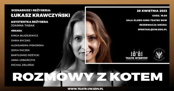 Spektakl ROZMOWY Z KOTEM - Teatr Hybrydy UW