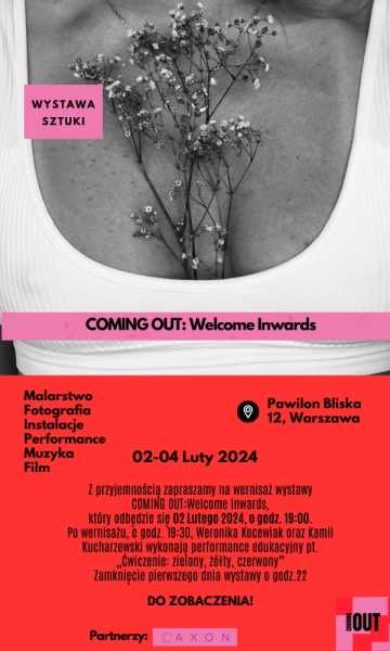 COMING OUT: Welcome Inwards. Emocje, ciało, bliskość i seksualność na wystawie sztuki