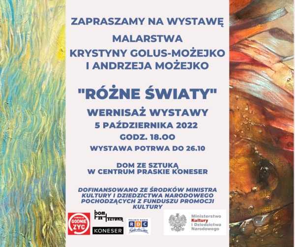 Wernisaż wystawy malarstwa Krystyny Golus-Możejko i Andrzeja Możejko