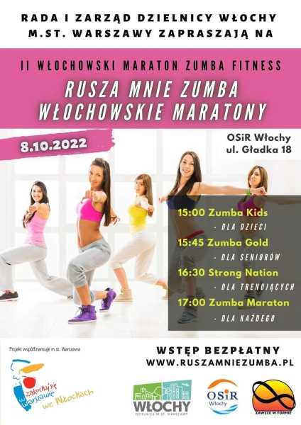 II Włochowski maraton Zumba Fitness - Rusza Mnie Zumba Włochowskie Maratony