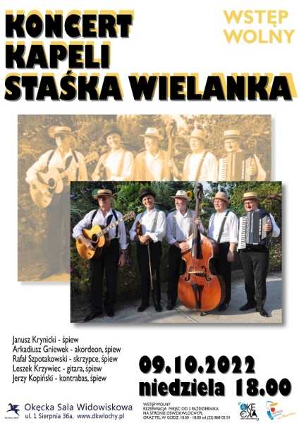 Koncert Kapeli Warszawskiej Staśka Wielanka