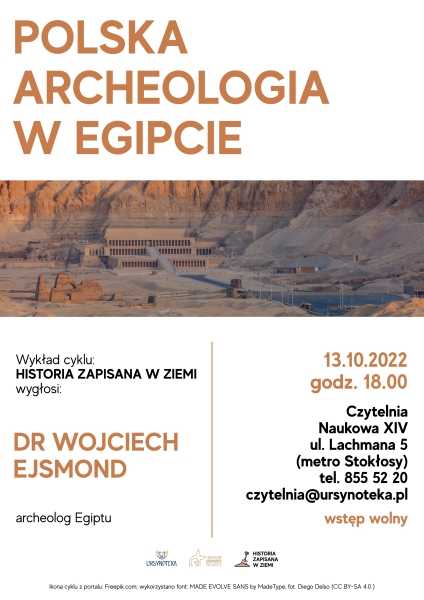Polska archeologia w Egipcie - wykład archeologa Egiptu, dr. Wojciecha Ejsmonda