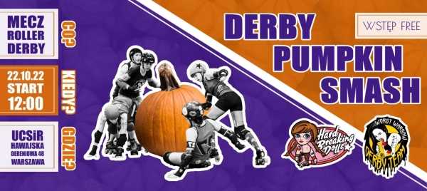 Derby Pumpkin Smash - mecz roller derby // roller derby game