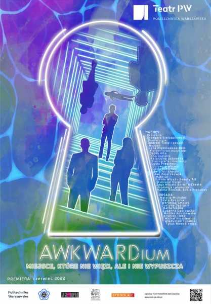 AWKWARDium - miejsce które nie więzi, ale i nie wypuszcza - spektakl Teatru PW [godz. 18:00 i 20:00]