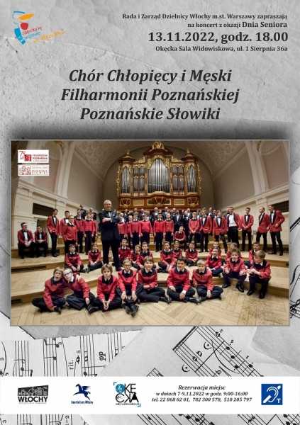 Koncert Chóru Chłopięcego i Męskiego Filharmonii Poznańskiej Poznańskie Słowiki